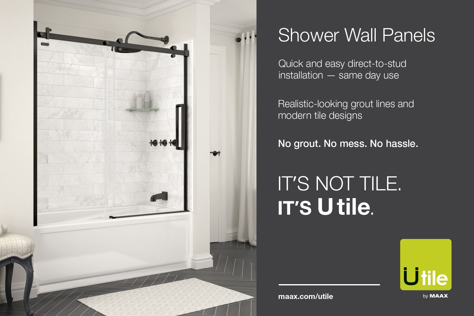 Utile Named Innovation Partner Of The, How To Install Utile Shower Walls