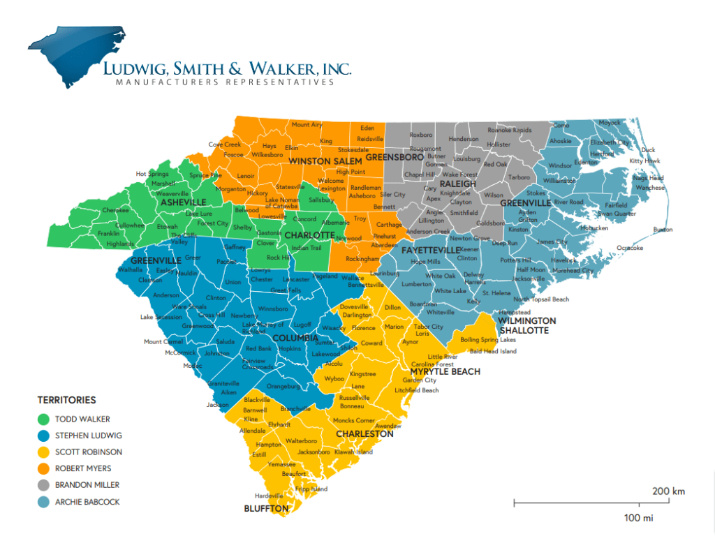 plumbing reps carolinas map of territory